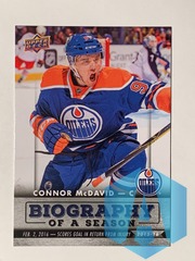 2015-16 Upper Deck Biography of a Season Connor McDavid #BIOCM-11 Rookie